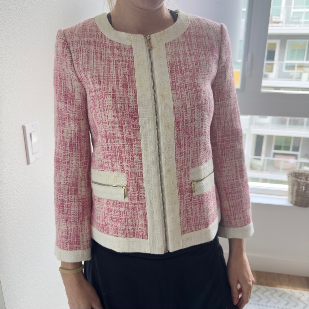 Karl Lagerfeld tweed jacket size 4
